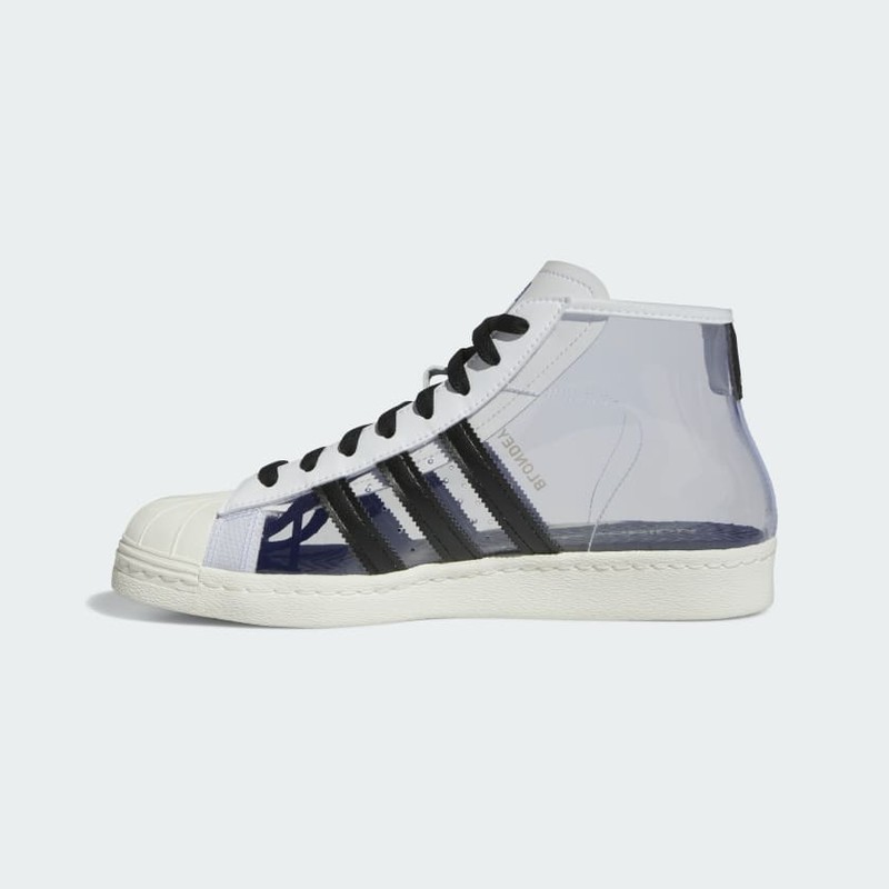 Adidas pro model black white best sale